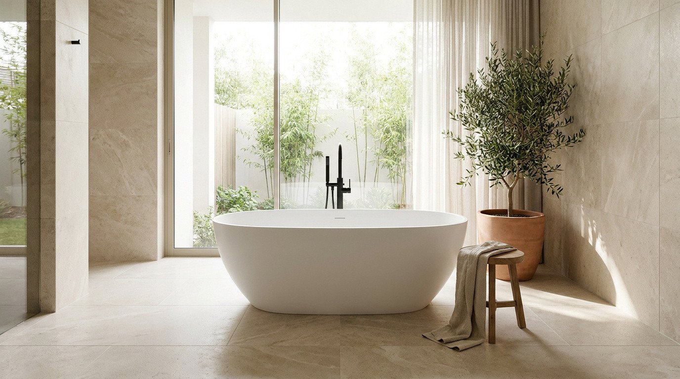 Réussir l&rsquo;installation de votre baignoire îlot avec succès