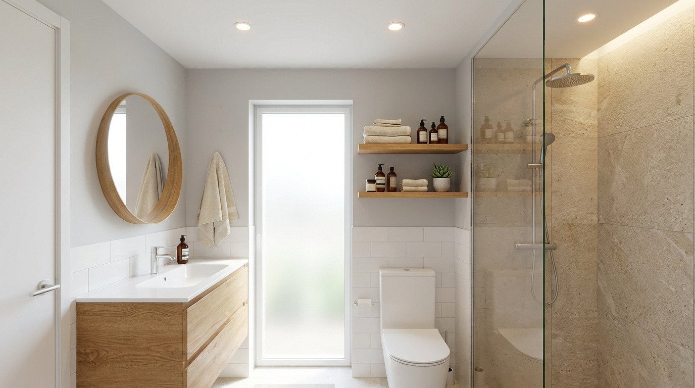 Aménager une petite salle de bain : astuces gain de place