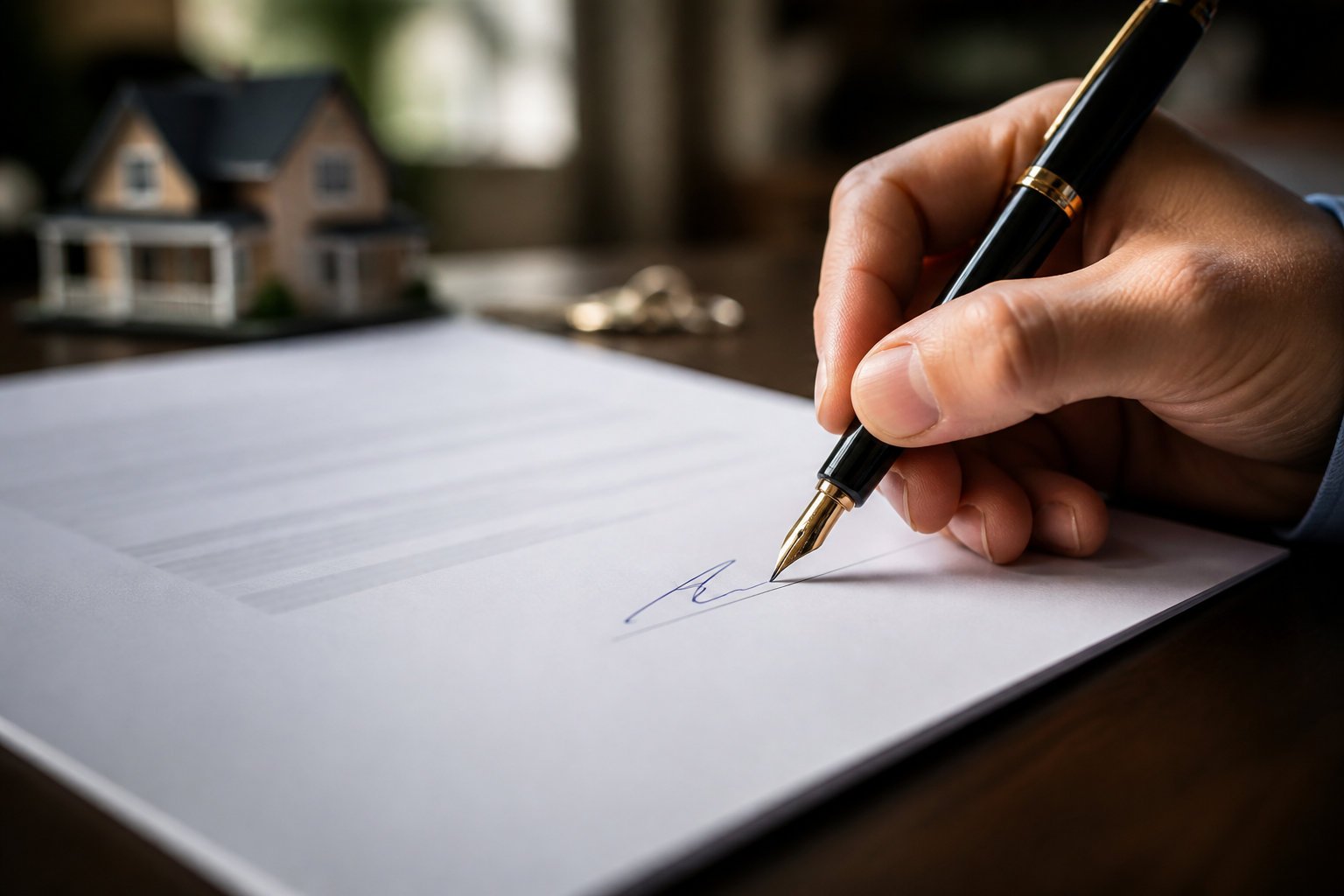 Signature du contrat VEFA et financement du projet