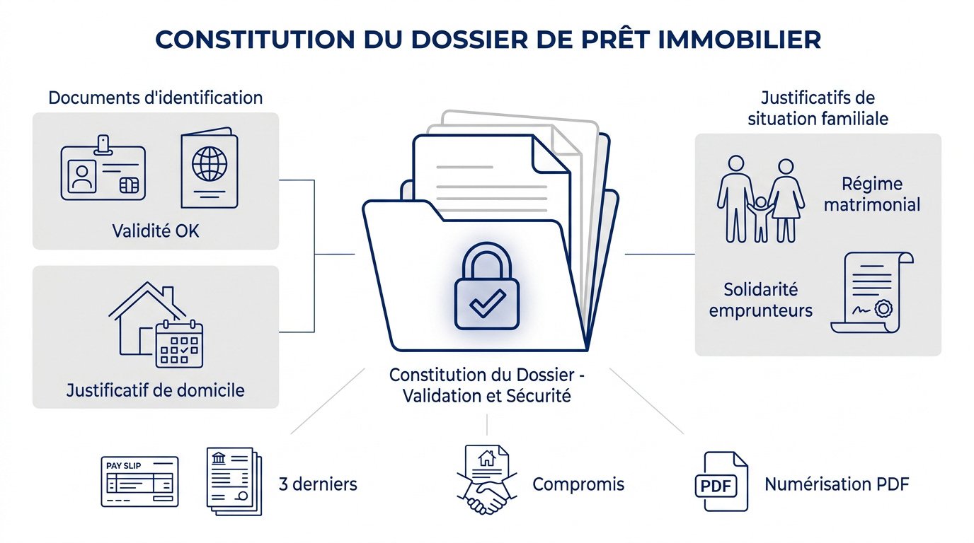 Documents nécessaires pour constituer un dossier de prêt immobilier en 2026