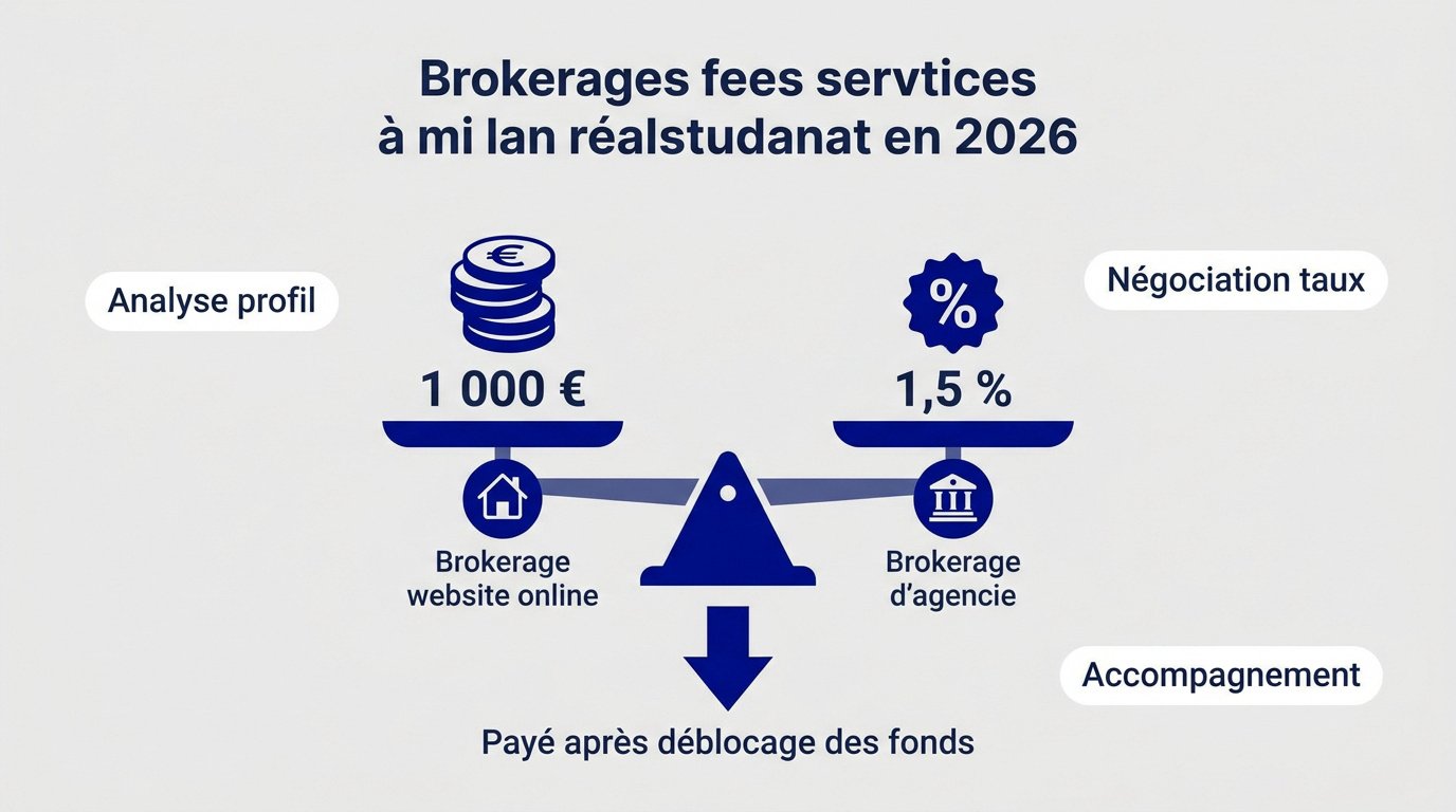 Comparaison des frais de courtage immobilier entre les services en ligne et les agences physiques en 2026