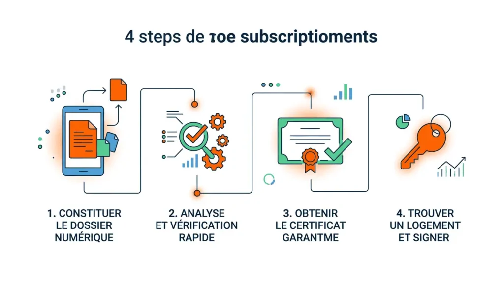 Étapes de souscription à la caution garantme en 2026
