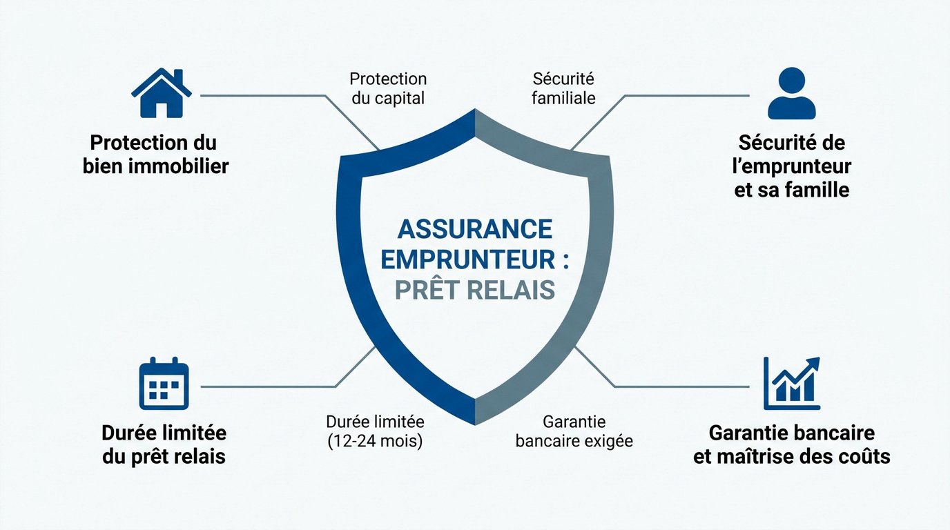 Sécurité financière et protection familiale lors d'un prêt relais immobilier