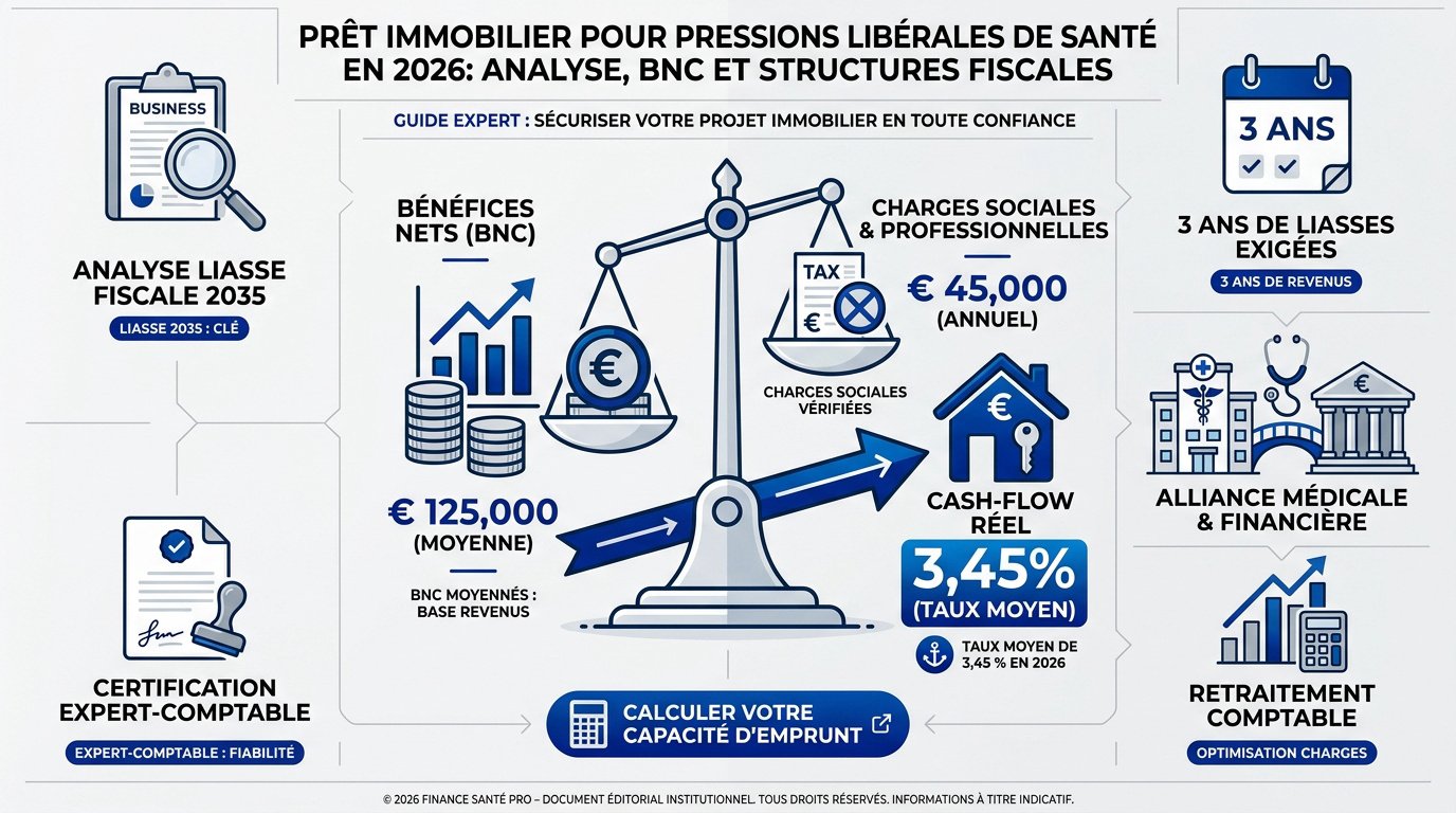 Analyse des liasses fiscales 2035 pour un prêt immobilier santé en 2026
