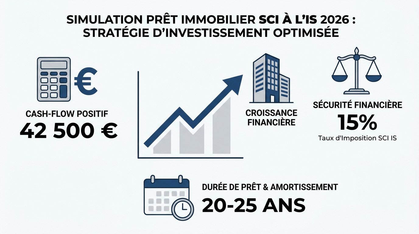 Simulation de financement immobilier en SCI à l'IS pour 2026