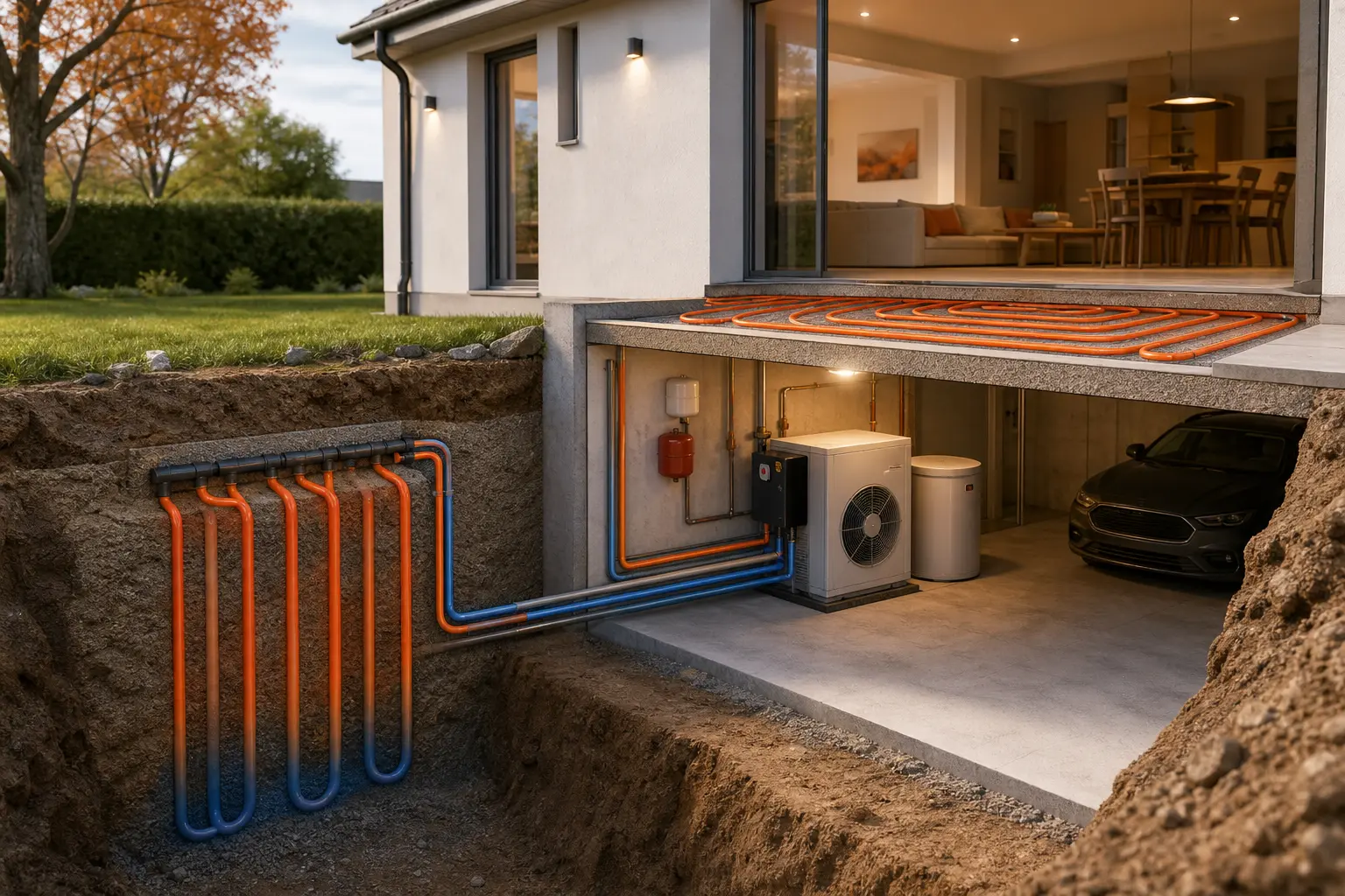 Fonctionnement de la géothermie dans une maison individuelle
